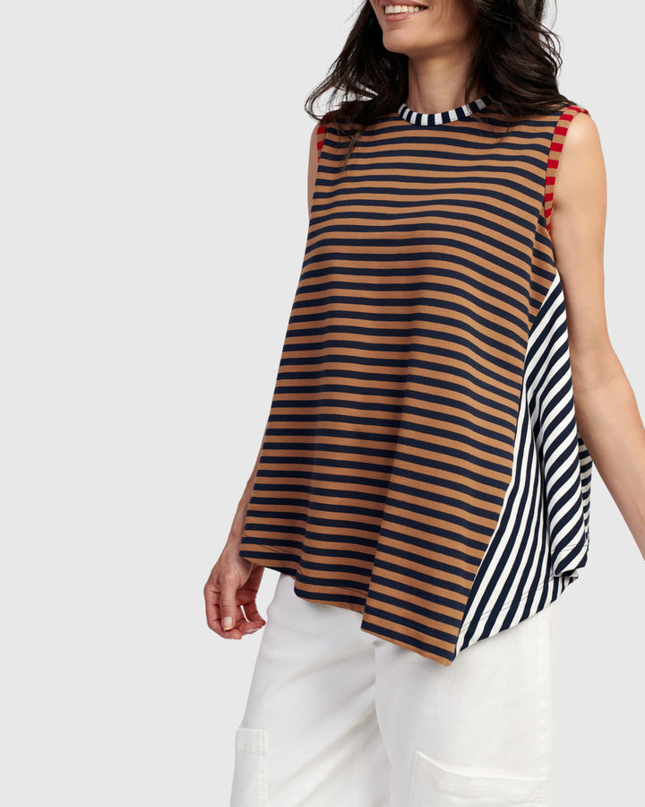 Circus Swing Top, Stripes