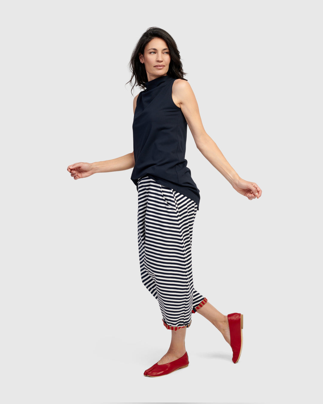 Rockaway Harem Pants, Stripes