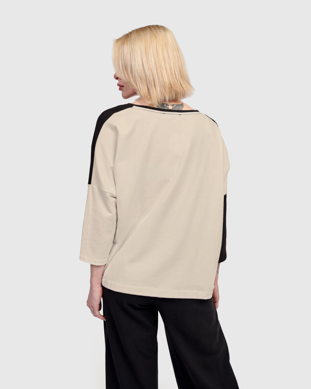 Sadie Boxy Top, Cream