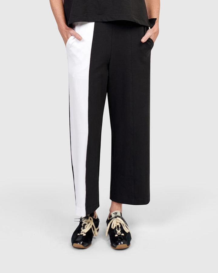 Olivia Lounge Pants, Black/White