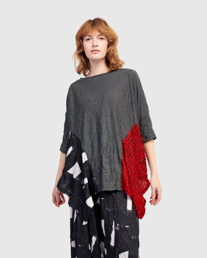 Phoenix Handkerchief Top, Red