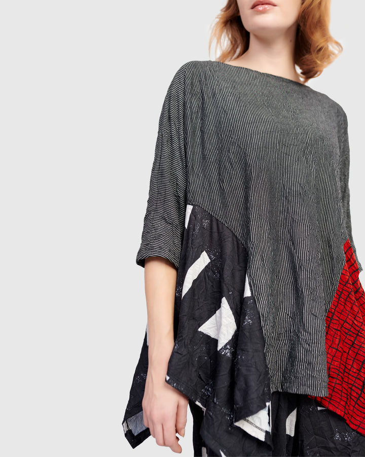 Phoenix Handkerchief Top, Red