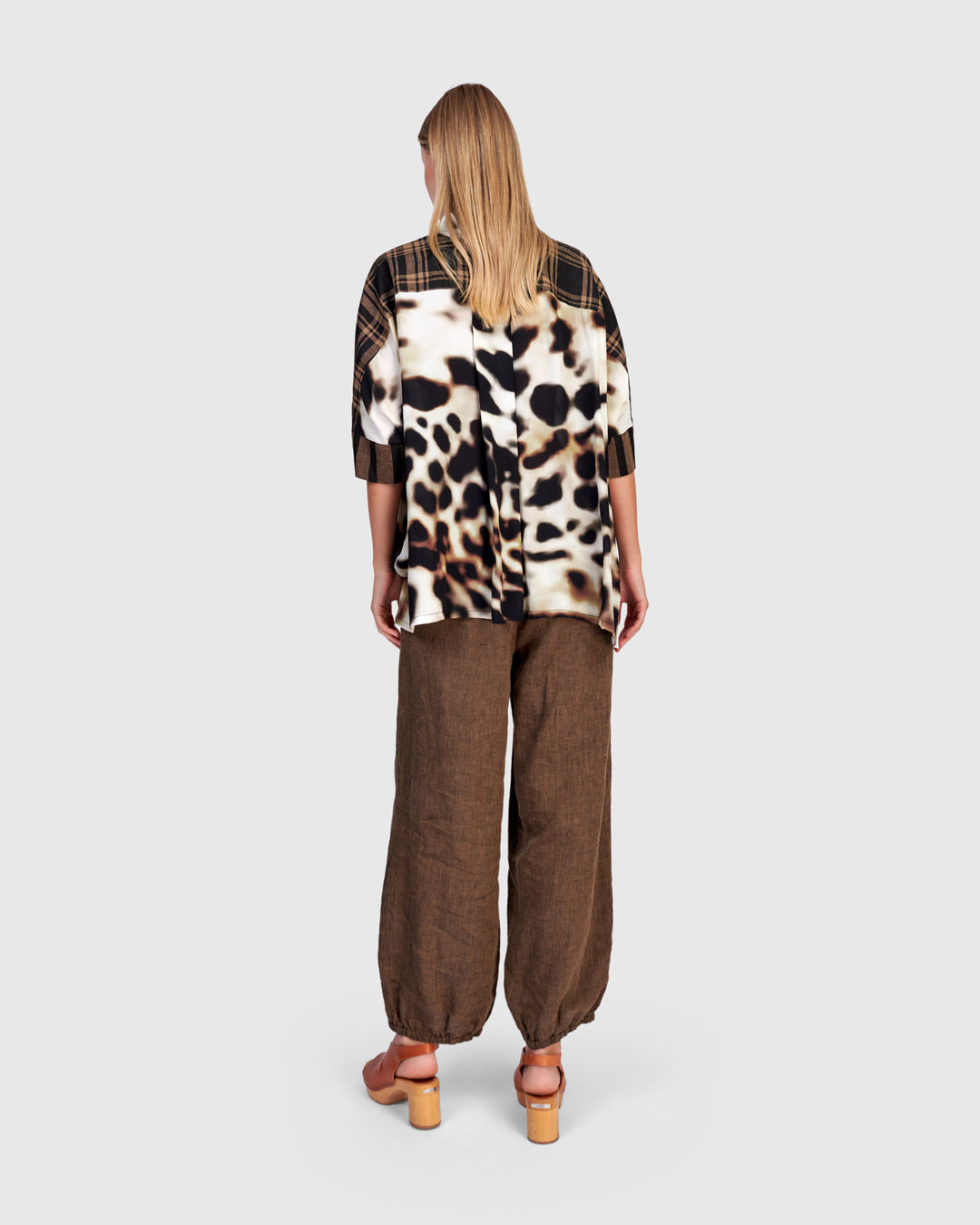 Fawn Camp Shirt, Leopard