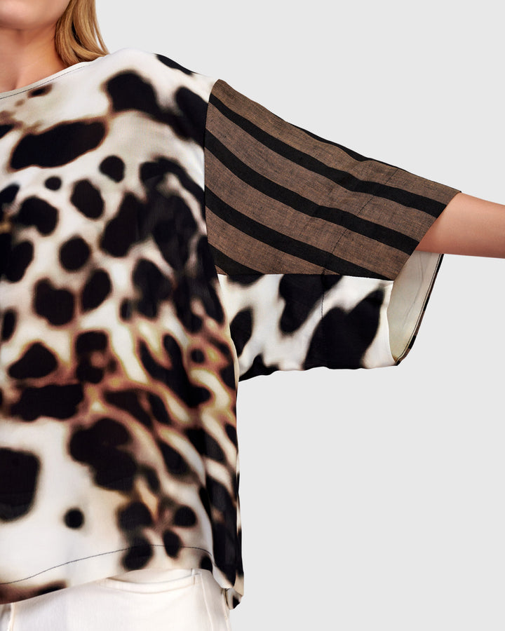 Osprey Chiffon Top, Leopard