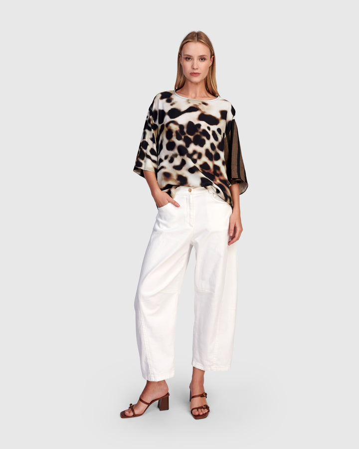Osprey Chiffon Top, Leopard