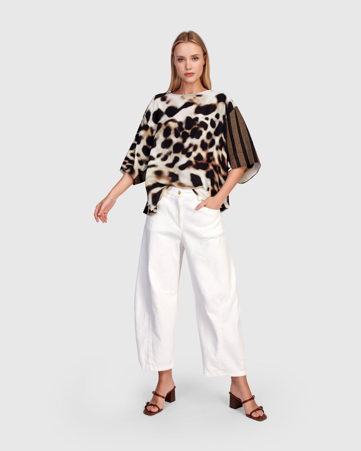 Osprey Chiffon Top, Leopard
