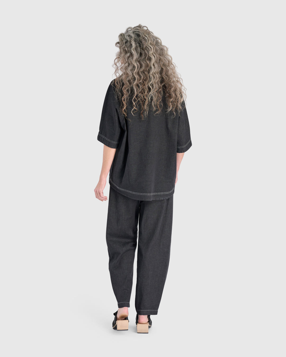 Perfect Pullover Top, Jet Denim