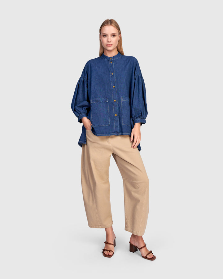 Go-To Barrel Pants, Sand