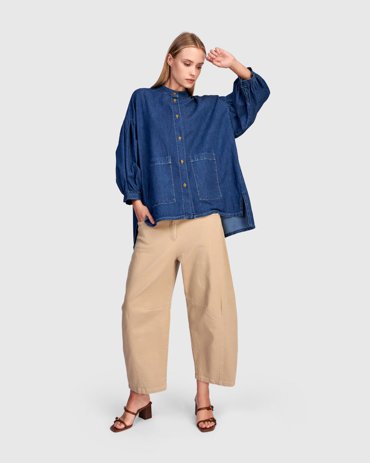 Go-To Barrel Pants, Sand