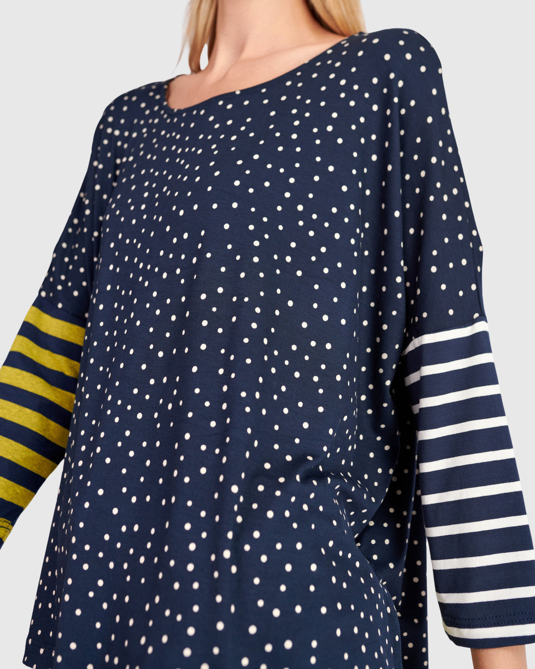 Starry Skies Boxy Tee, Navy