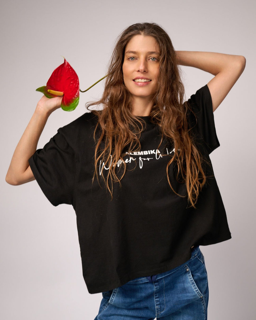 Women for Women Tee, Black