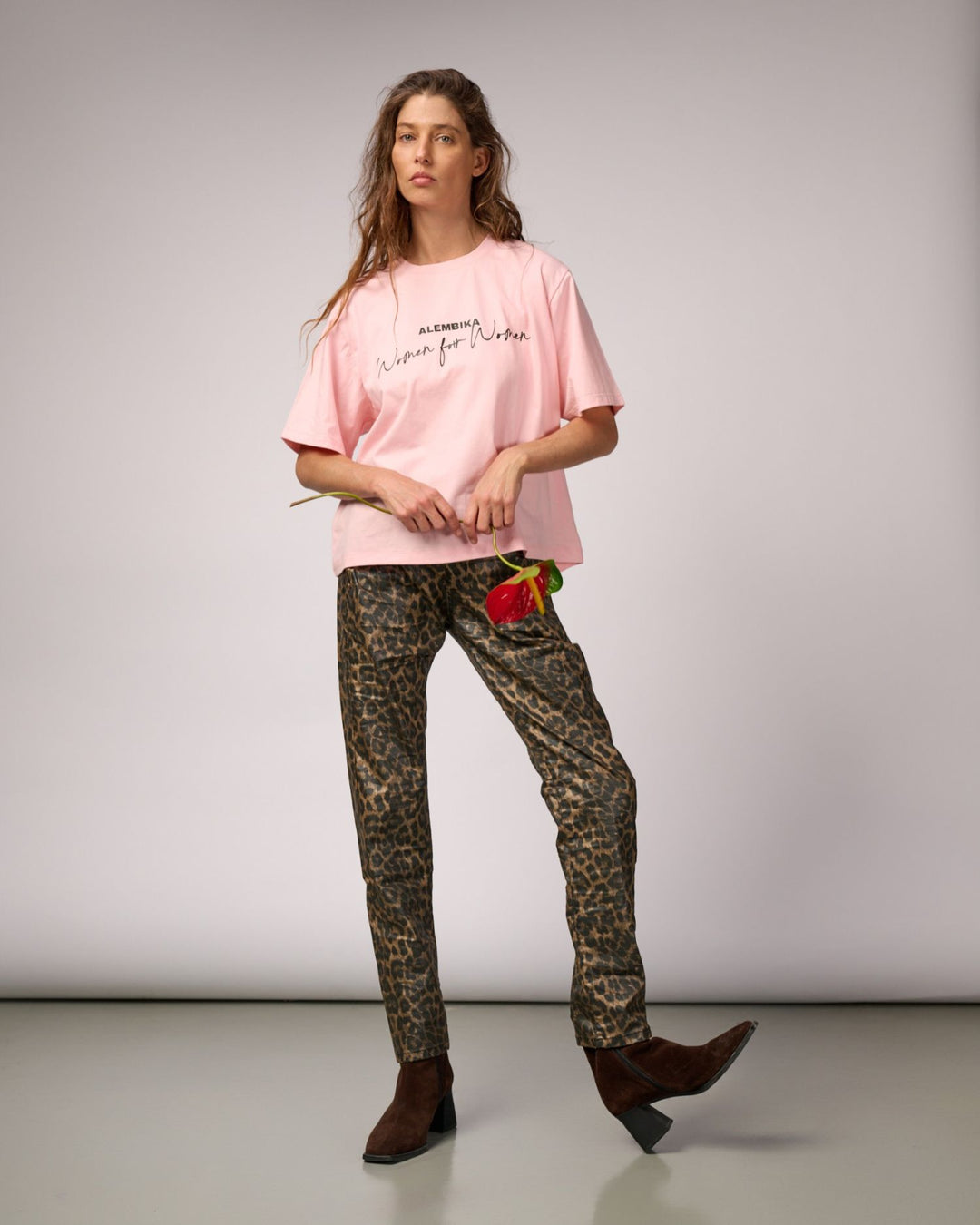 Women for Women Tee, Pink