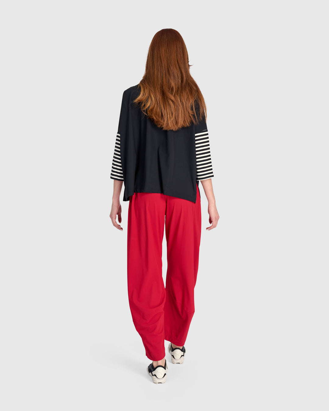 Tekbika Mode Boxy Top, Black Graphic