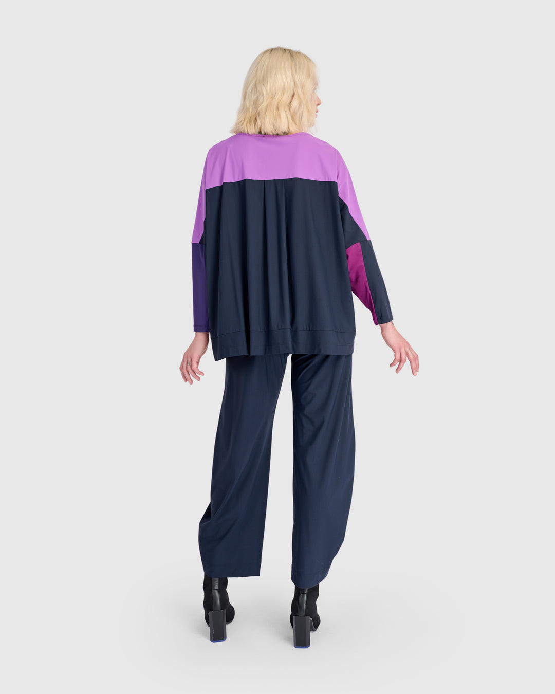 Tekbika Iris Top, Navy Mix