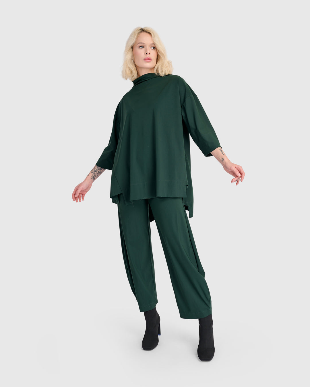 Essential Tekbika Trapeze Top, Forest