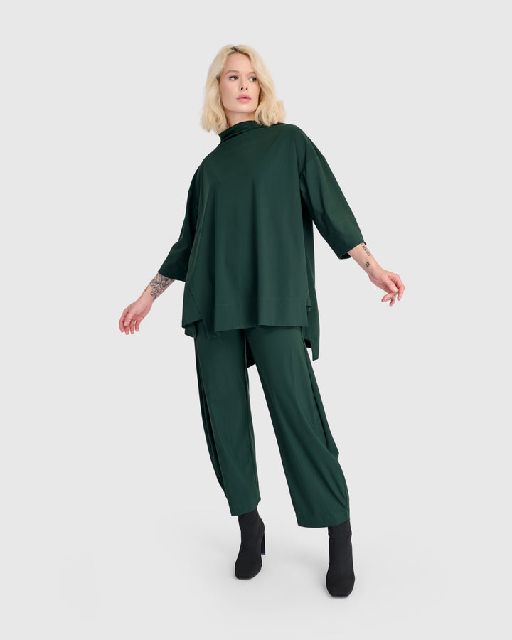 Essential Tekbika Trapeze Top, Forest