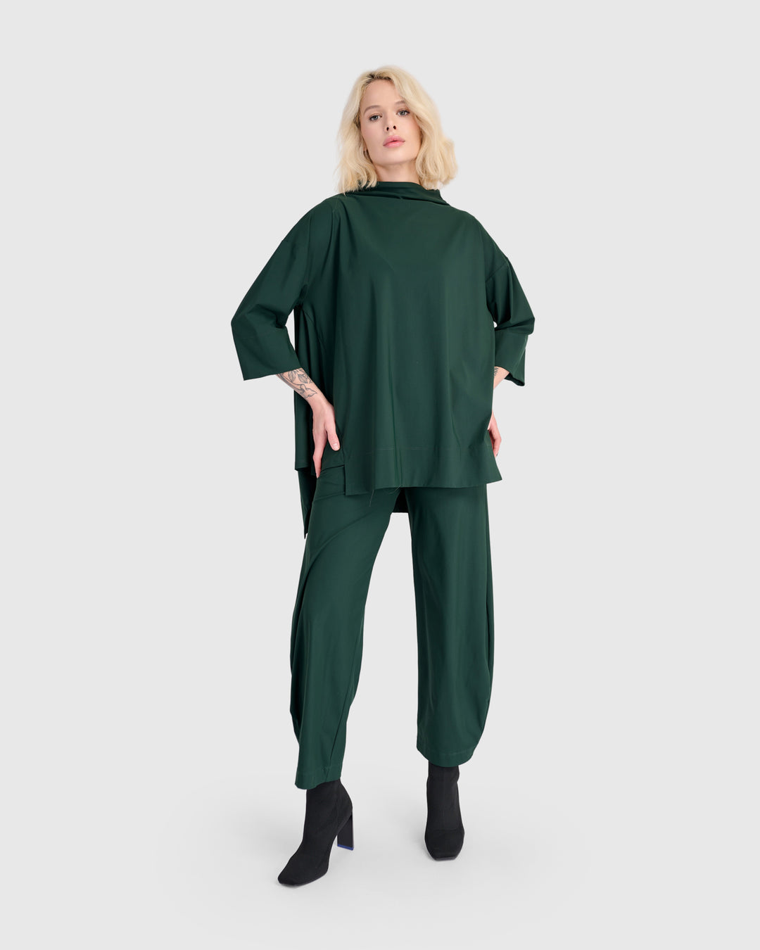 Essential Tekbika Trapeze Top, Forest