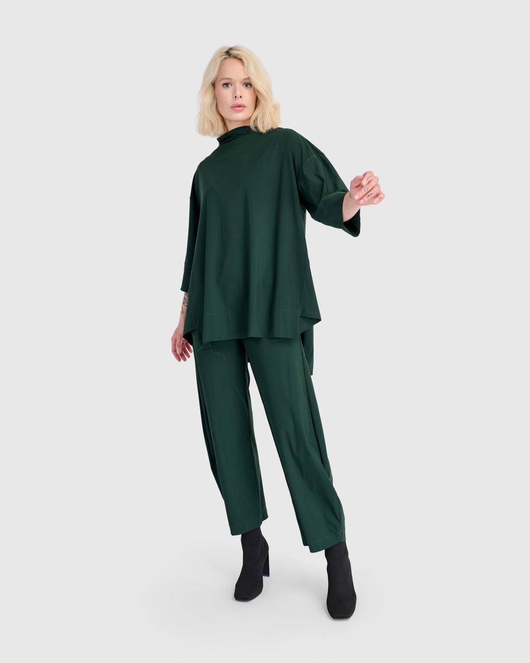 Essential Tekbika Trapeze Top, Forest