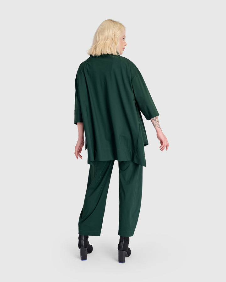 Essential Tekbika Trapeze Top, Forest