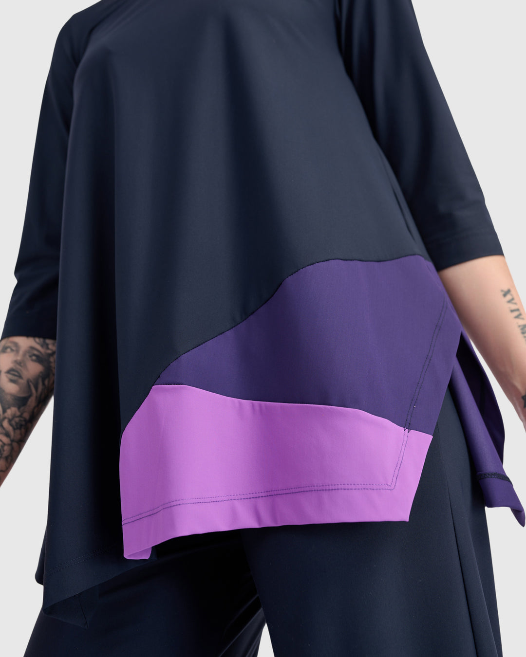 Tekbika Geranium Top, Navy Mix
