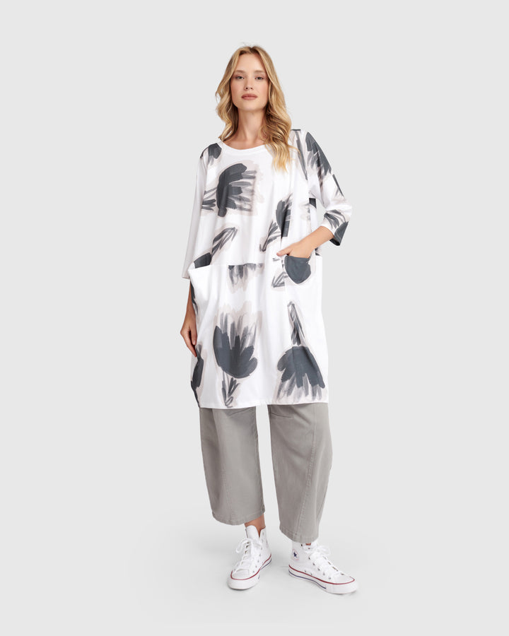 Urban Off-Duty Tunic Dress, Cloud