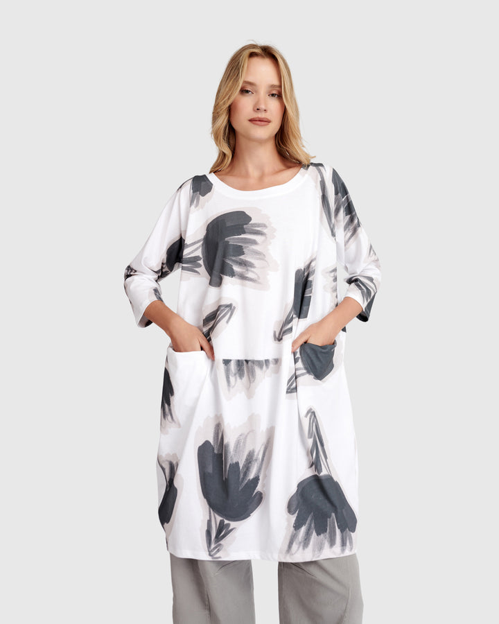 Urban Off-Duty Tunic Dress, Cloud