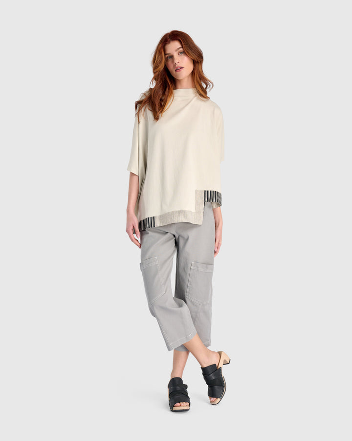 Urban On My Mind Boxy Top, Cream