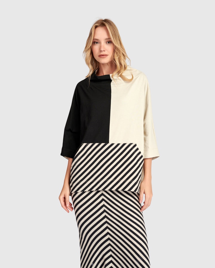 Urban Play Pullover Top, Mono