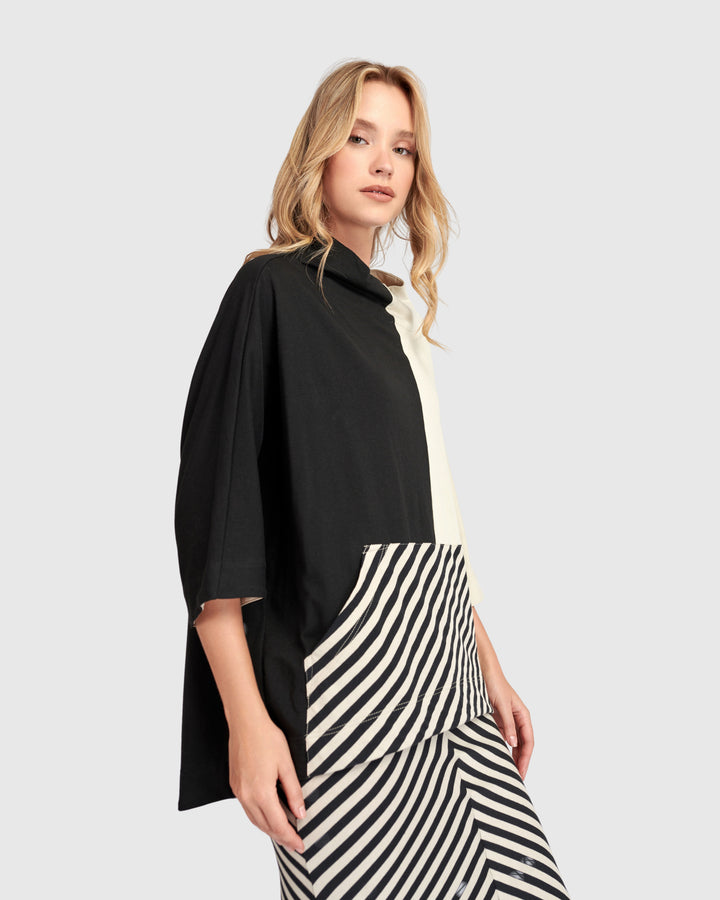 Urban Play Pullover Top, Mono