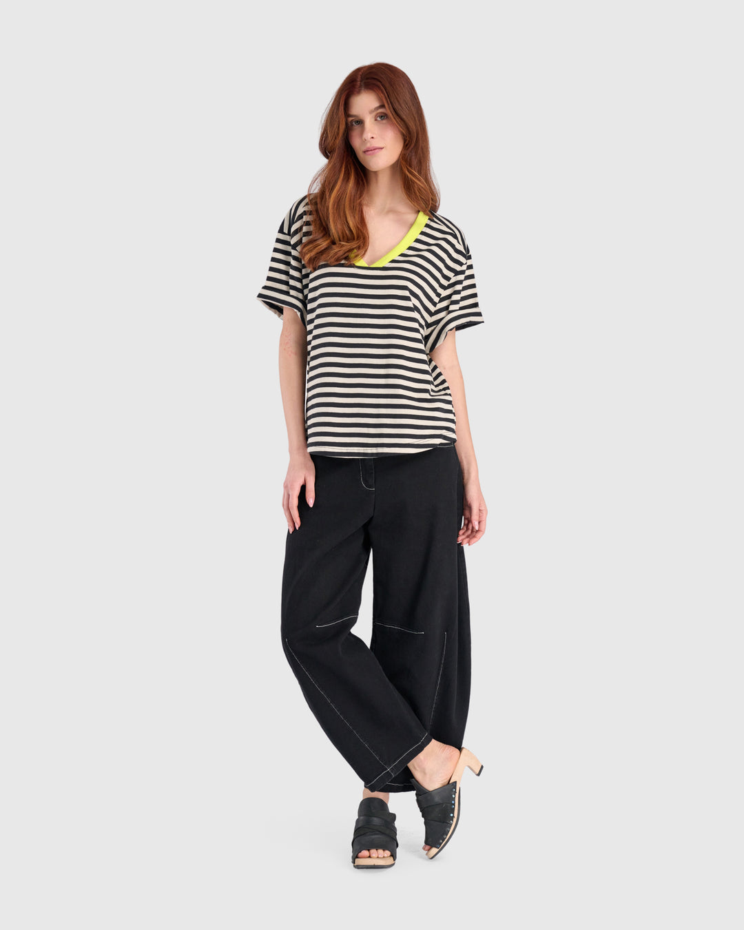 Go-To Barrel Pants, Black