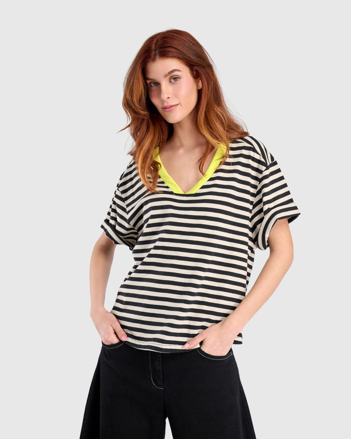Urban Freehand Tee, Stripes