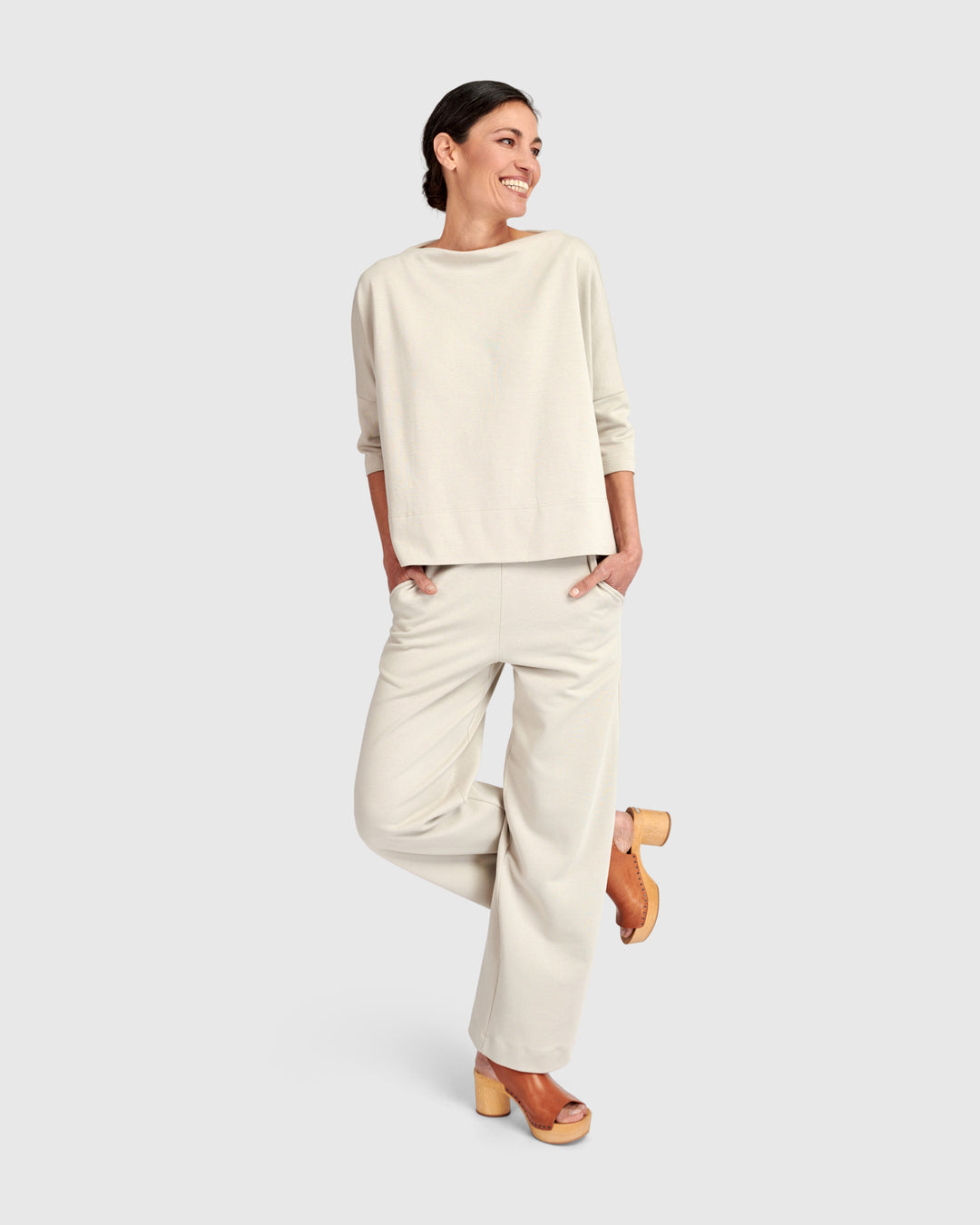 Urban Staple Boxy Top, Cream