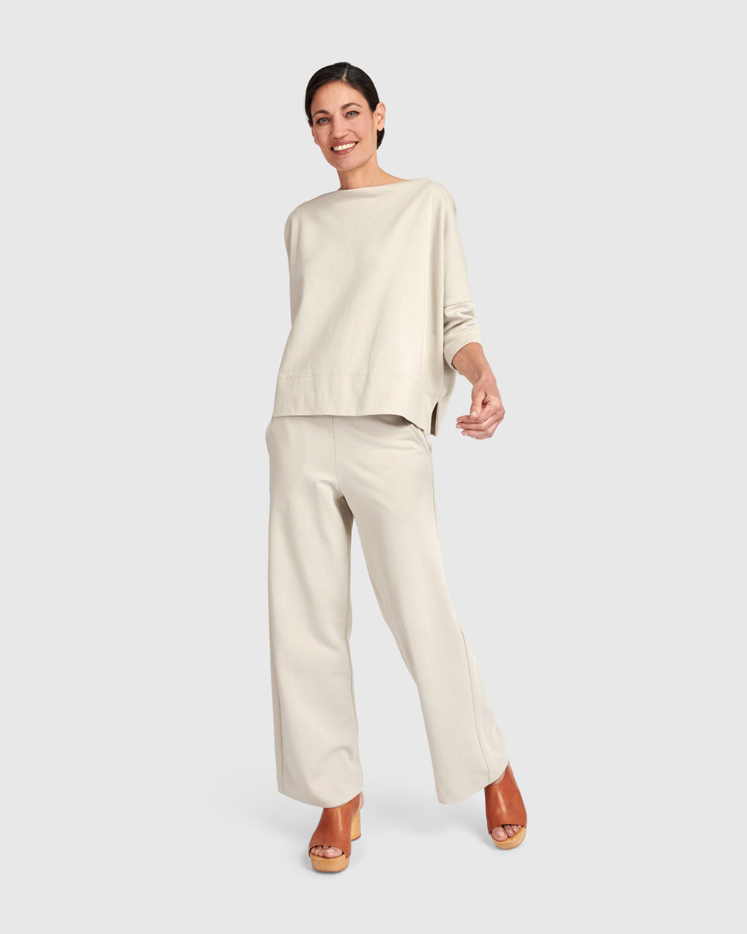 Urban Foundation Straight Leg Pant, Cream