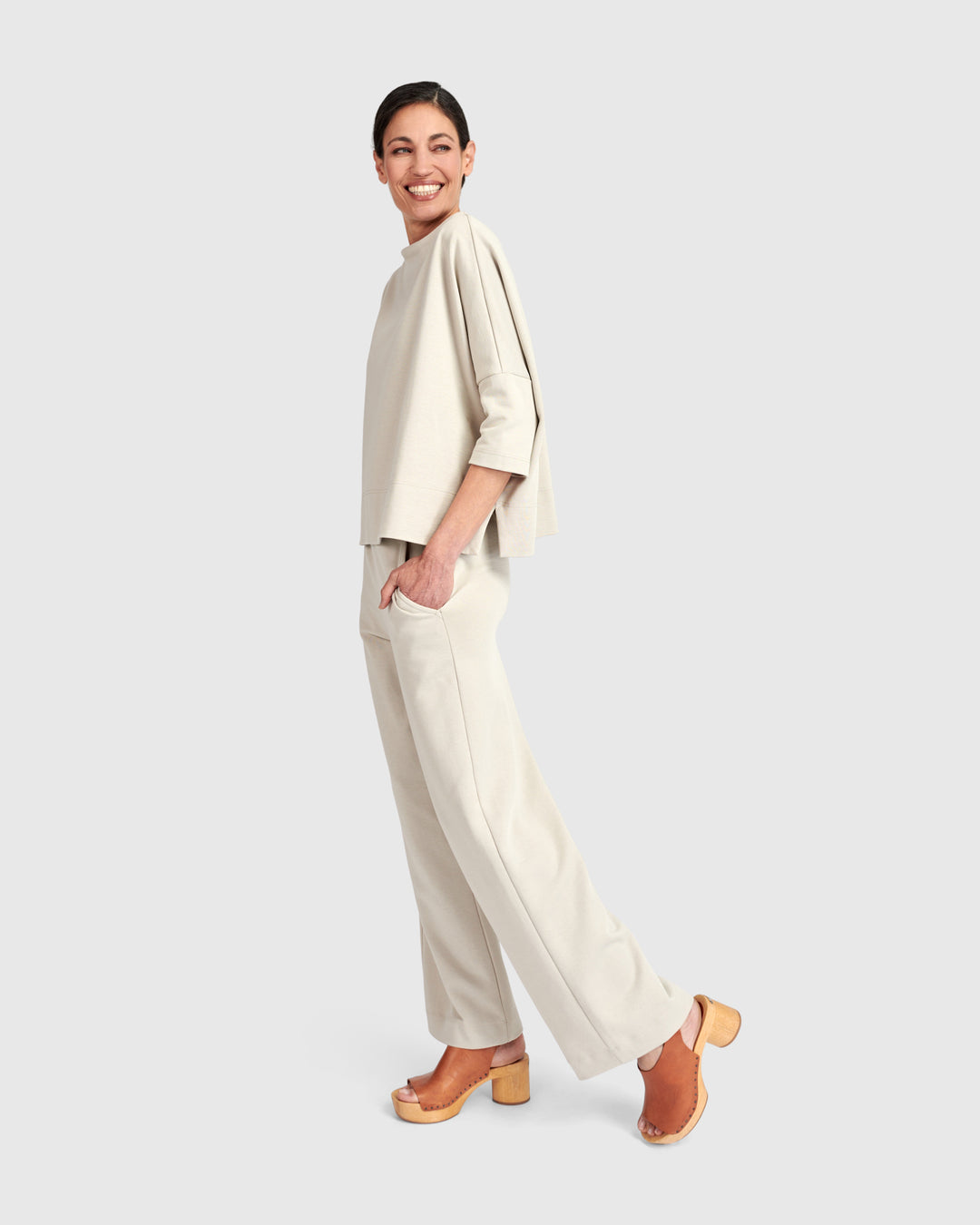 Urban Staple Boxy Top, Cream