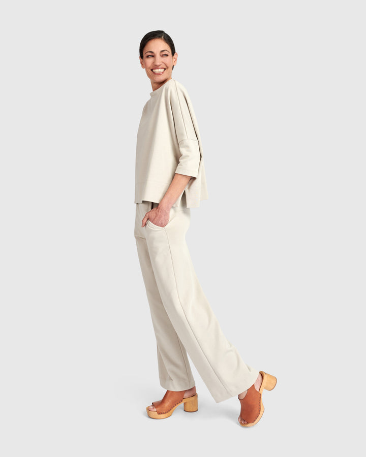 Urban Staple Boxy Top, Cream