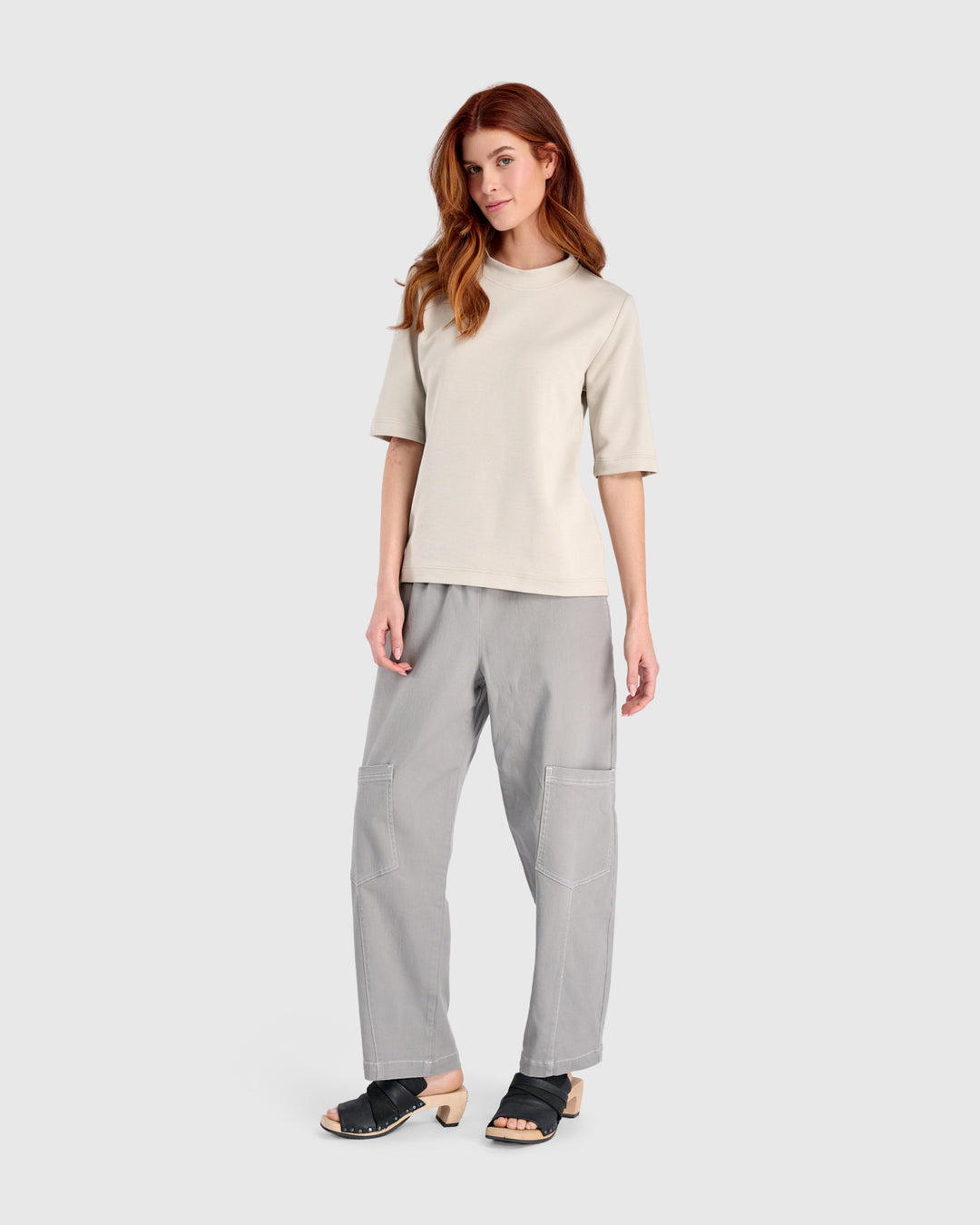 Urban Staple Elevated Tee, Cream