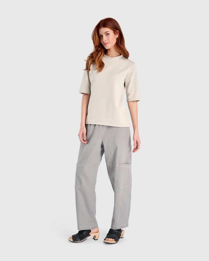 Urban Staple Elevated Tee, Cream