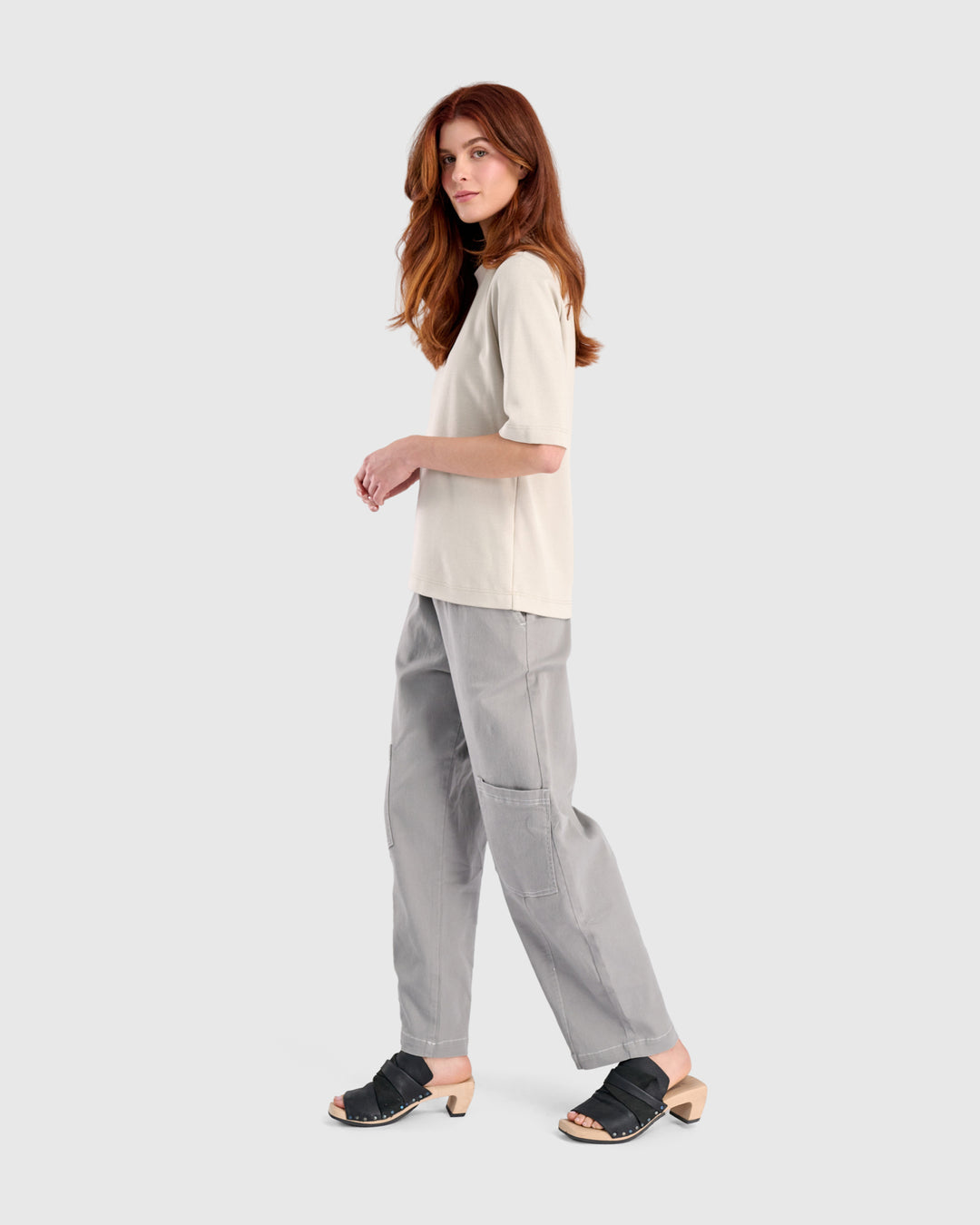 Urban Staple Elevated Tee, Cream