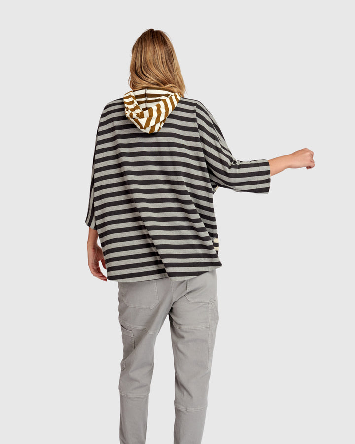 Urban First Pick Hoodie Pullover, Stripes