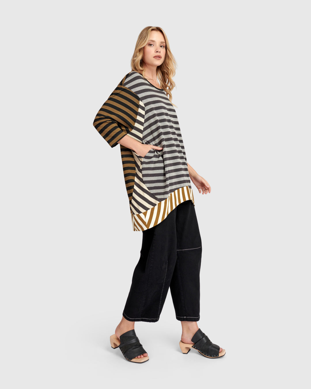 Urban Ballpark Rounded Top, Stripes