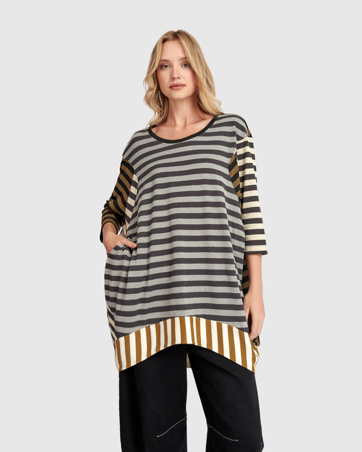 Urban Ballpark Rounded Top, Stripes