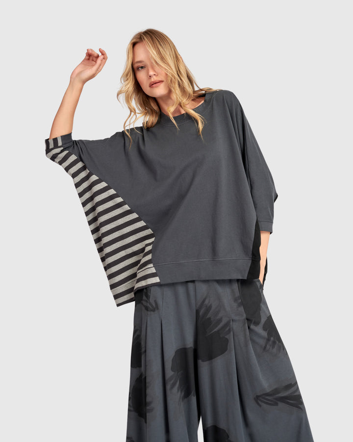 Urban Symbiotic Rounded Top, Grey