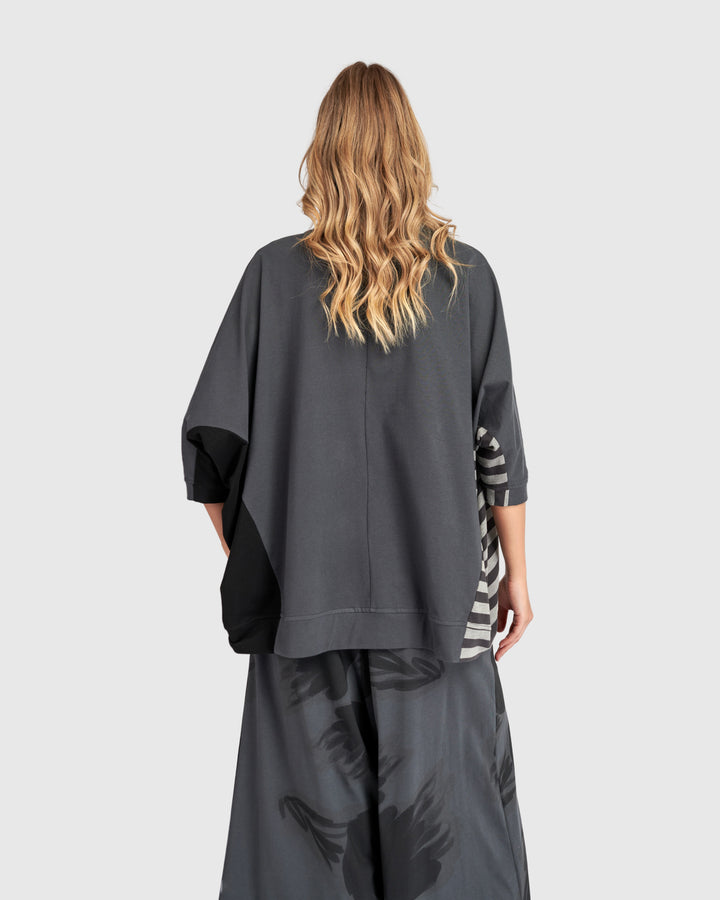 Urban Symbiotic Rounded Top, Grey