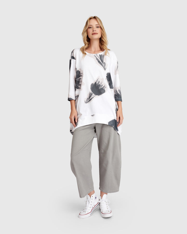 Go-To Barrel Pants, Grey