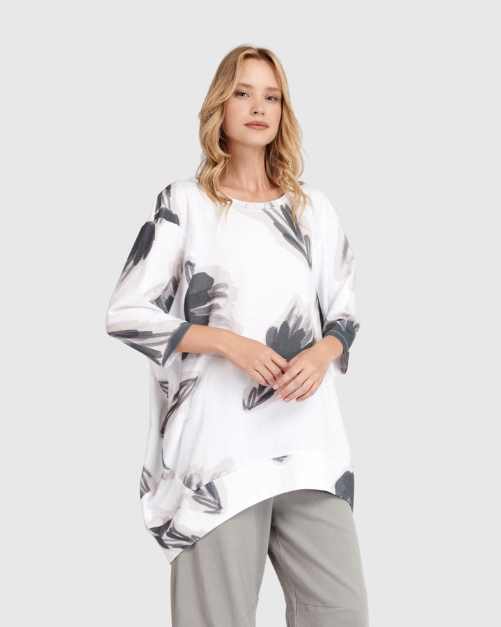 Urban Unplug Rounded Tunic, Cloud