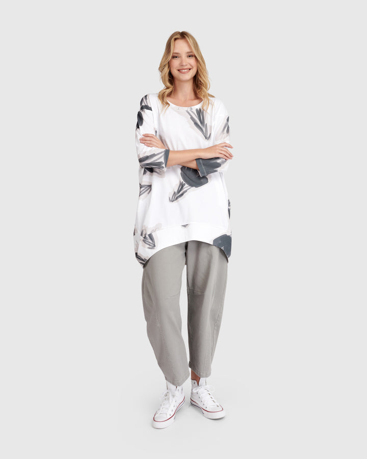 Urban Unplug Rounded Tunic, Cloud