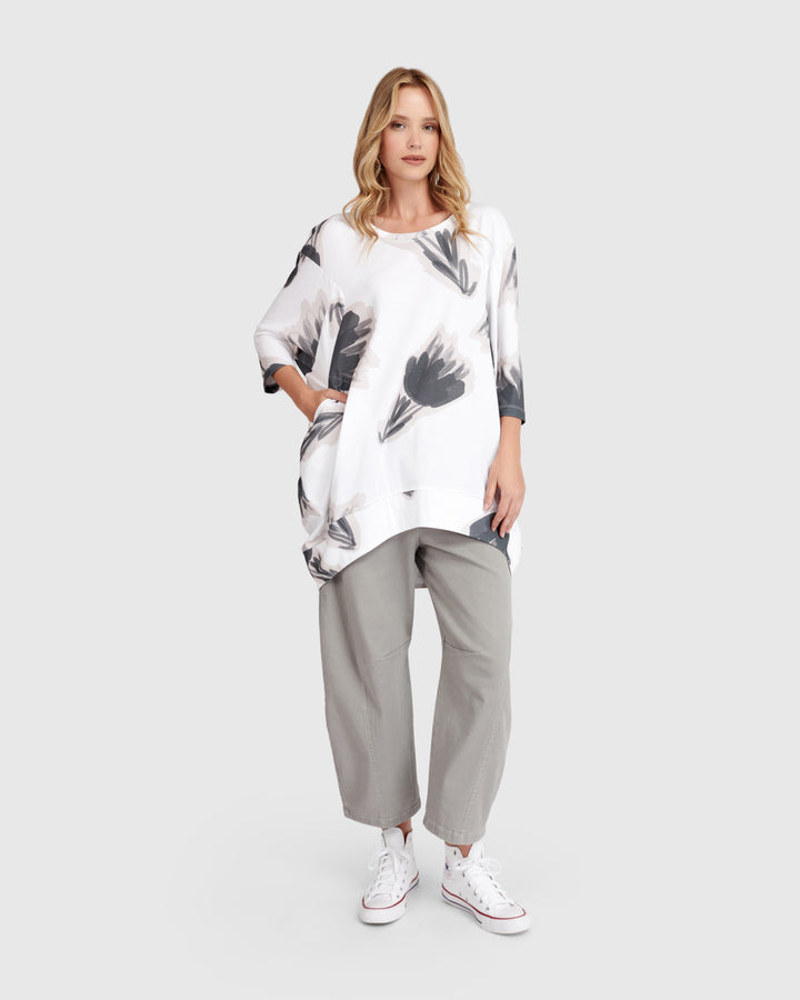 Urban Unplug Rounded Tunic, Cloud