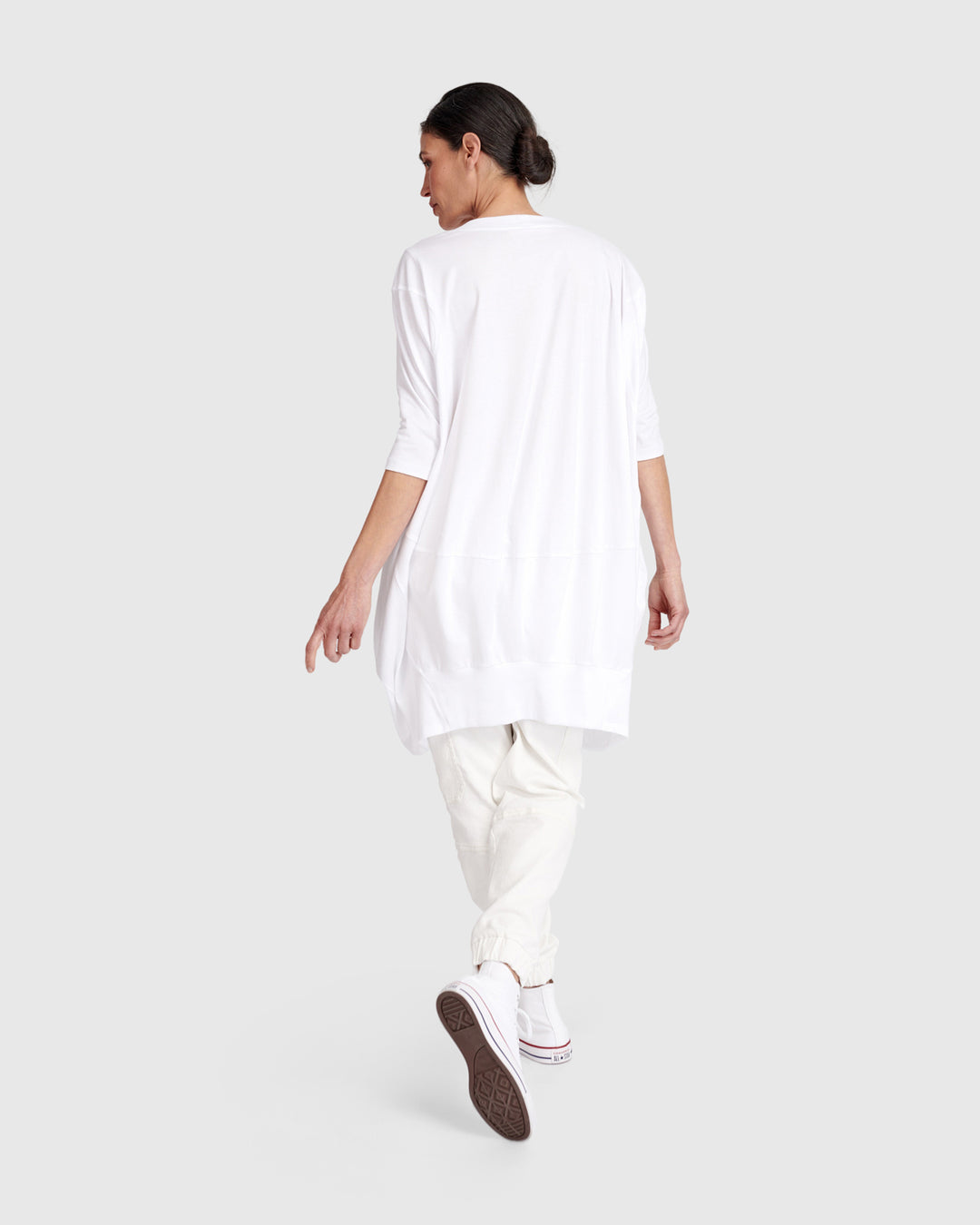 Urban Staple Rounded Tunic, White