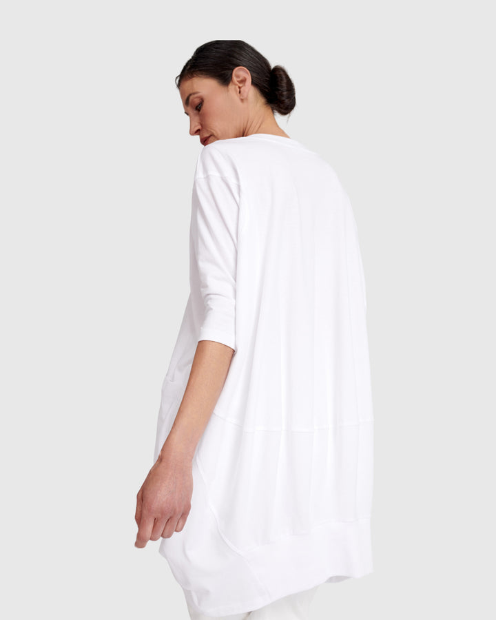 Urban Staple Rounded Tunic, White
