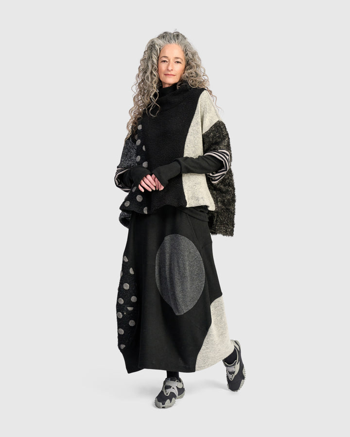 Urban Cozy Maxi Skirt, Storm Mix